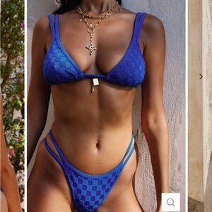 PRAGUE TOP & BOTTOM IN COBALTO